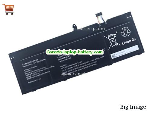 Canada Genuine R15B06W Battery for XiaoMi Redmi Book Pro 15 2022 Li-Polymer 72wh