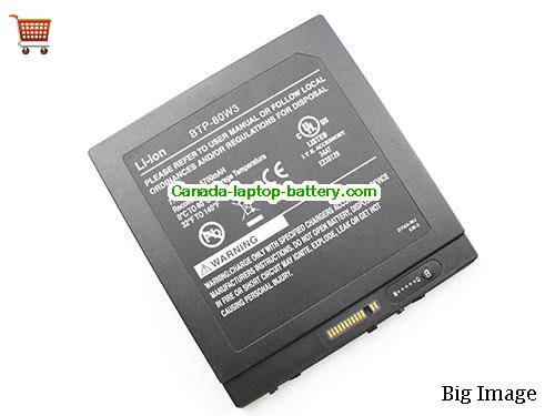 Genuine XPLORE BTP-87W3 Battery 7600mAh, 56.24Wh , 7.4V, Black , Li-ion