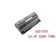 Genuine A42-G75 battery for ASUS G75 G75V G75VM G75VW 3D G75VX Series 14.4V in canada