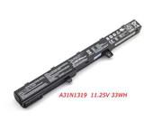 Genuine A31N1319 A41N1308 Battery for ASUS X451C, X451CA, X551C, X551CA in canada