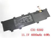 Genuine C31-X502 X502 Battery for ASUS V500C 11.1V 44WH 4000mAh B200-00320200M