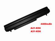 8 Cells 4400mah A31-K56 A41-K56 Battery for Asus  K56C K56CA K56CM K46CA K46CM