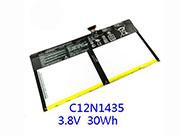 For T00HA -- New Asus T100H T100HA Tablet Battery C12N1435 3.8V 30Wh