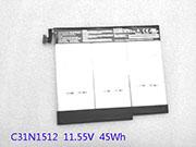 ASUS C31N1512 Battery Rating 11.55V 3790mAh in canada