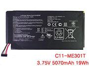 Genuine C11-ME301T battery for Asus MeMo Pad 10 Smart ME301T tablet PC in canada