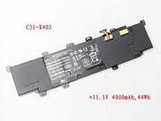 Genuine ASUS X402 C31-X402 battery for ASUS VivoBook S300 S300C S300E S300CA S400 S400C S400E S400CA 44WH