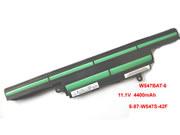 Canada Original W547BAT-6 Battery 6-87-W547S-42F for Clevo Laptop 4400mah