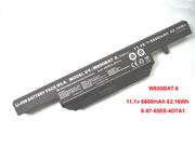 Original Clevo 5600mah  W650BAT-6 Battery for K570N K710C K610C K590C-I3 laptop