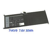 9TV5X 7VKV9 Battery for Dell XPS 12 Series 3910mah 30Wh