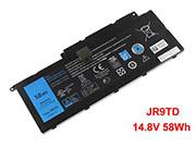Genuine DELL JR9TD 14.8V 58W Laptop battery in canada