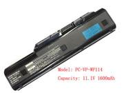 For VY22MAZ7A -- Genuine NEC PC VP WP114 Battery 1600mAh, 11.1V, Black , Li-lion