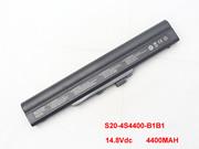 Genuine HASEE S20 4S4400 series battery S20-4S4400-B1B1 14.8V 4400MAH