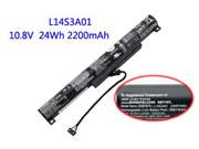 Genuine L14S3A01 L14C3A01 Battery for Lenovo Ideapad 100-15IBY Series 24wh