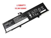 Genuine L19M4P71 Battery for Lenovo ThinkPad P1 Gen 3-20TH Series 15.36v 80Wh