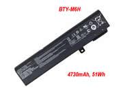 Genuine 51Wh BTY-M6H Battery for MSI GE72 GE73 Series 10.8v 4730mAh in canada