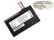 Canada Original Laptop Battery for  4100mAh, 46.74Wh  Hasee GE5502, Z7M-i7 R0, Z7M-i78172 D1, F117-F2K, 