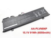 For NP 780Z5E-S02 -- Genuine AA-PLVN8NP Battery for SAMSUNG ATIV Book 8 880Z5E 15.1V 91Wh