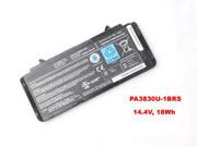Canada Genuine Toshiba PA3830U-1BRS Battery for Libretto W105 Series 18Wh 14.4V