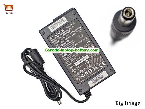 AOC  12V 3.75A AC Adapter, Power Supply, 12V 3.75A Switching Power Adapter