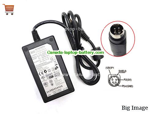 Canada Genuine APD DA-30C01 External hard drive power supply Dual voltage 12v/1.5A 5V/1.5A Round 4 Pins Power supply 