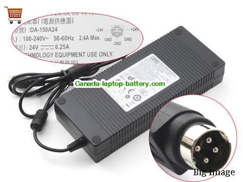 APD  24V 6.25A AC Adapter, Power Supply, 24V 6.25A Switching Power Adapter