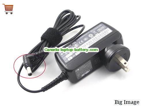 Canada Genuine Asus ADP-40TH A AC Adapter AD890326 19v 1.75A For X551MA X551CA Series Power supply 
