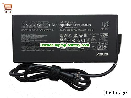 ASUS G732LW-HG056T Laptop AC Adapter 20V 14A 280W