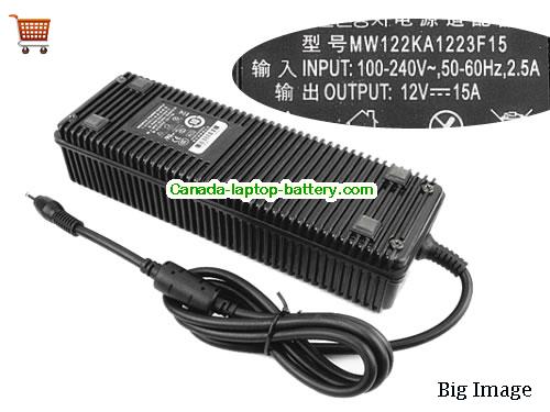 AULT  12V 15A AC Adapter, Power Supply, 12V 15A Switching Power Adapter