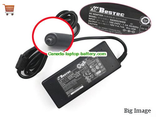 Canada BESTEC 19V 4.74A BNA9002WBB Adapter Charger Power supply 