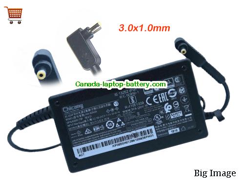 Canada Genuine Chicony A18-065N3A ac adapter A065R178P 19v 3.42A Power Supply 3.0x1.1mm tip 65W Power supply 