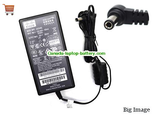 Canada Genuine AA25480L AC Adapter for Cisco P/N 341-0306-02 48v 380mA Power Adapter Power supply 