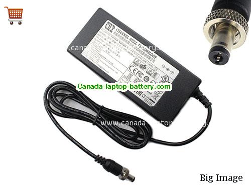 Canada Genuine CWT KPL-060M-VI AC Adapter 24v 2.5A 60W Power Supply Lockable anti-dragging weak current metal head Power supply 