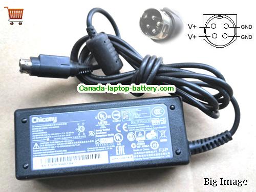 Canada Genuine Chicony A065R062L Ac adapter 19v 3.42A A12-065N2A Round with 4 Pin Power supply 