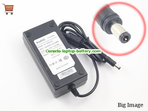 DAJING  12V 5A AC Adapter, Power Supply, 12V 5A Switching Power Adapter