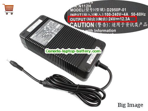 dell  24V 12.3A Laptop AC Adapter