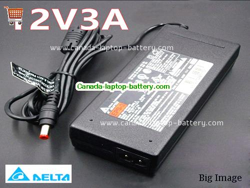 DELTA EADP-40MB A Laptop AC Adapter 12V 3A 36W