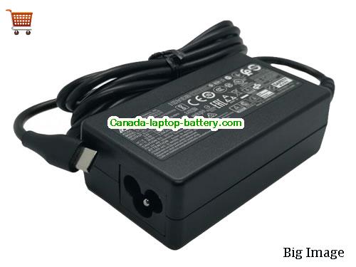 ACER N20W1 Laptop AC Adapter 20V 3.25A 65W