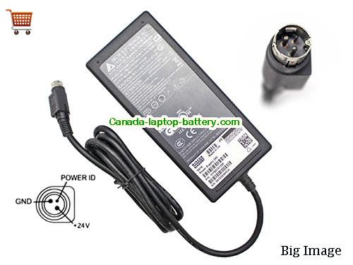 Delta  24V 2.6A AC Adapter, Power Supply, 24V 2.6A Switching Power Adapter