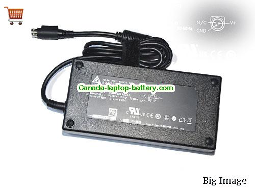 Canada Genuine Delta 24v 6.25A MDS-150AAS24 B Medical AC Adapter Round with 3 Pin Power supply 