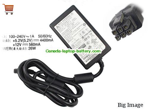 CISCO 851 WIRELESS ROUTERS Laptop AC Adapter 5.2V 4.4A 26W