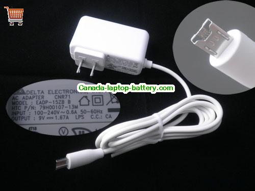 DELTA 79H00107-13M Laptop AC Adapter 9V 1.67A 15W