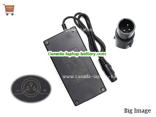 Canada Genuine Electric Bikes DPower DPLC110V55Y Li-ion Battery charger 54.6v 2.0A with CE, UK/CA Accredited Power supply 