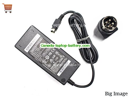 Canada Genuine EDAC EA10953A AC Adapter 12v 6.6A 80W Round with 4 Pins Power supply 