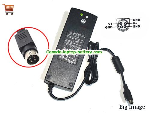 Canada Genuine EDAC EA11353D-190 Ac Adapter 19v 7.89a 150w Power Supply Round with 4 Pins Power supply 