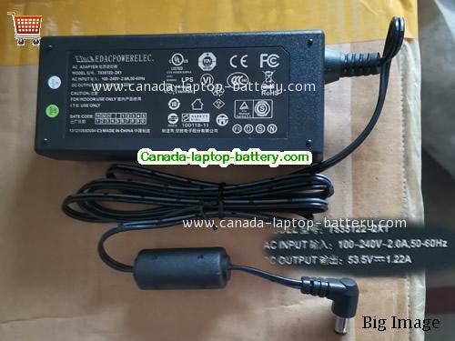 EDAC T535122-2X1 Laptop AC Adapter 53.5V 1.22A 65W