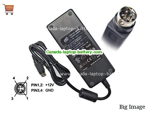 Canada Genuine ENG 3A-902DA12 AC Adapter 3A-902DA12-023-AR 12V 7.5A Power Supply 4 Pins Power supply 