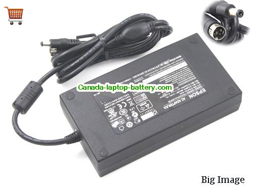 Canada Genuine EPSON M266A Ac Adapter 24v 2.1A, 5v 3A 50w with 2 Tips Output Power supply 