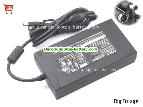 Canada Genuine EPSON M266A Ac Adapter 24v 2.1A, 5v 3A 50w with 2 Tips Output Power supply 