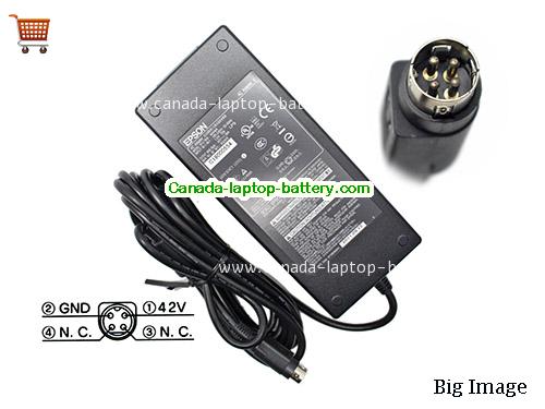 Canada Genuine EPSON 42V 1.38A M248A Power Supply Adapter 4pin for EPSON C3500 Power supply 