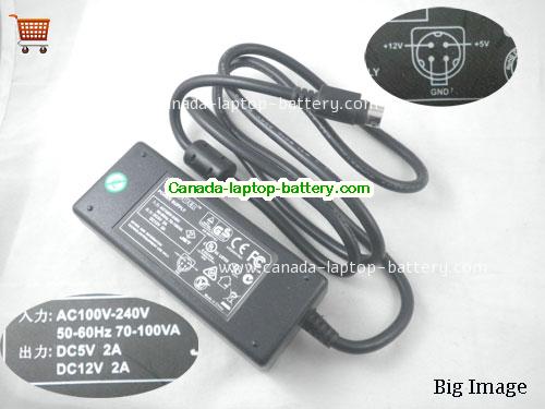 Canada Replacement for Flypower Power Supply SPP34-12.0 DC5V 2A DC12V 2A AN50077101 Power supply 